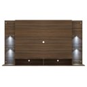 Ver imagem 7 de Painel Tv até 60 Polegadas com 4 Leds e Prateleiras de Vidro Vegas Multimóveis Madeirado