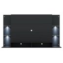 Ver imagem 7 de Painel Tv até 60 Polegadas com 4 Leds e Prateleiras de Vidro Vegas Multimóveis Preto