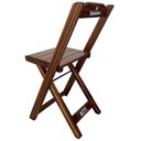 Ver imagem 3 de Kit 4 Cadeiras Dobráveis Madeira Personalizada Hei Imbuia - Cor: Marrom