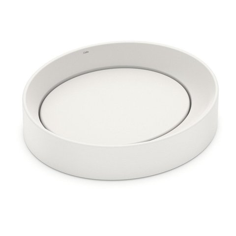 Cuba de Apoio Oval sem Mesa 450cm x 400cm Design D5 Celite Bege/Beige