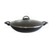 Caçarola 30cm Preta - Wok 5 Camadas Antiaderente Tampa De Vidro - Ficone Reis - 5