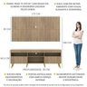 Rack com Painel Tv 65 Polegadas Londres Multimóveis Pés Retrô Rustic/Natural - 3