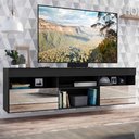 Ver imagem 1 de Rack para Tv 65 Polegadas Suspenso com Espelho e 2 Portas Paris Multimóveis Preto