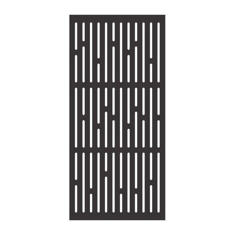 Painel Vazado Divisória Mdf London Preto - 1,20x2,20m