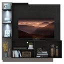 Ver imagem 5 de Estante com 2 Leds Painel Tv 55" e 2 Portas Dallas Multimóveis Preto/Lacca Fumê