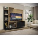 Ver imagem 7 de Estante com Painel Tv 55" e 2 Portas Denver Multimóveis Rustic/Preto