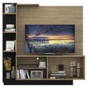 Ver imagem 5 de Estante com Painel Tv 55" e 2 Portas Denver Multimóveis Rustic/Preto