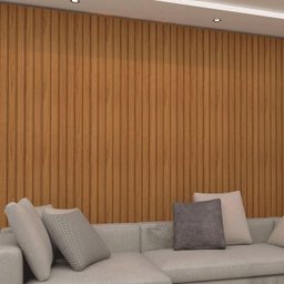 Painel Ripado Wpc Interno Wide Cor: Freijó 2,90m X 19cm (0,55m²) - 2