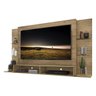 Painel Tv Até 60 Polegadas com Suporte e Prateleiras de Vidro Rustic - 2