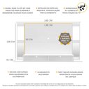 Ver imagem 4 de Painel c/ Suporte TV 60" e Espelho Tókio Multimóveis Branco