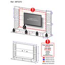 Ver imagem 5 de Painel c/ Suporte TV 60" e Espelho Tókio Multimóveis Branco
