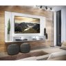 Painel TV 60" com 2 Leds Veneza Multimóveis Branco - 8