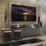 Painel Tv 60 Polegadas com 2 Leds e Nichos Veneza Multimóveis Rustic - 1