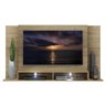 Painel Tv 60 Polegadas com 2 Leds e Nichos Veneza Multimóveis Rustic - 5