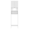 Armário Banheiro com Led para Vaso Sanitário e 2 portas Multimóveis Branco - 6