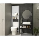 Ver imagem 7 de Armário Banheiro com Led para Vaso Sanitário e 2 portas Multimóveis Branco