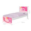 Ver imagem 2 de Cama Solteiro com Cabeceira Adesivada Carruagem Castelo