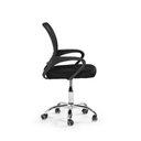 Ver imagem 5 de Kit 4 Cadeiras Secretária Office Base Giratória em Tela Mesh - Preto
