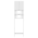Ver imagem 6 de Armário Banheiro com 2 Leds para Vaso Sanitário e 2 portas Multimóveis Branco