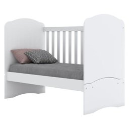 Berço Multifuncional 3 em 1 Minicama Bala de Menta Branco - Adj Decor - 4 Berço Multifuncional 3 em 1 Minicama Bala de Menta Branco - Adj Decor - 4