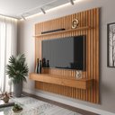 Ver imagem 1 de Painel Patrimar Home Antares Ripado em MDF e MDP