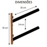Rack & Suporte 2 Pranchas De Surf Inclinado - Prancha/fun - 6