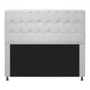 Ver imagem 1 de Cabeceira Estofada Dama Capitonê 160 cm para Cama Box Queen Corano Branco para Quarto - ADJ Decor