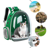 Mochila Pet para Transporte de Cães e Gatos Visão Panorâmica (verde) - 3