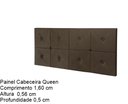 Ver imagem 2 de Painel de Cama Box Botão Queen 1,60 Elegance Cor Marrom - Comprar Moveis em Casa