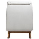 Ver mais imagens de Poltrona de Amamentação com Balanço Base Nina Sky D02 Linho Branco C-419 - Lyam Decor