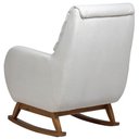 Ver imagem 7 de Poltrona de Amamentação com Balanço Base Nina Sky D02 Linho Branco C-419 - Lyam Decor