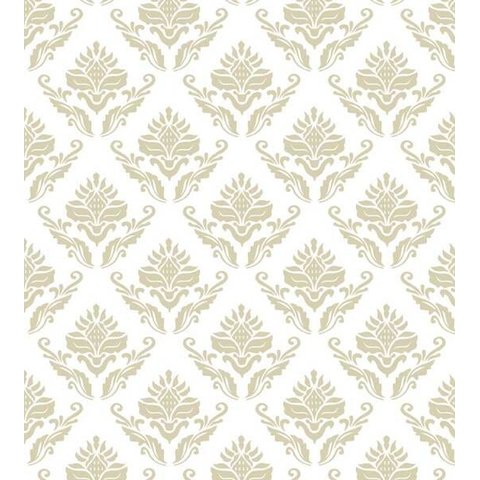 Papel De Parede Para Sala Quarto Elegance Em Tons De Bege Branco