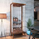 Ver imagem 1 de Cristaleira Ambiente Tifanny Freijó Touch - Imcal