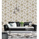 Ver imagem 1 de Papel De Parede Para Sala Quarto Branco Cinza Marrom Com Efeito 3D
