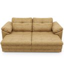 Ver imagem 3 de Sofá Retrátil para Sala de Estar 3 Lugares 250cm Riza S03 Couro Soft Bege - Lyam Decor