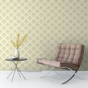 Ver imagem 1 de Papel De Parede Em Tons De Bege Elegante Para Quarto Sala