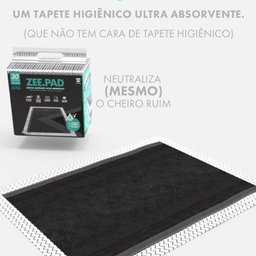 Tapete Higiênico Zee.pad Zee Dog com 30 Unidades 60x80cm - 1