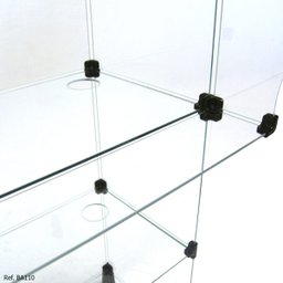 Balcão Caixa Modulado em Vidro - 0,50 x 1,10 x 0,30 - 4