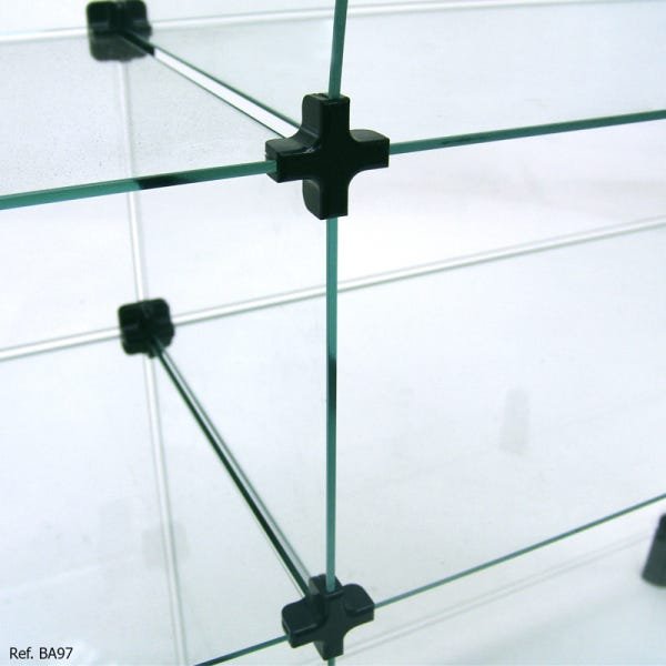 Balcão Caixa Modulado em Vidro - 1,30 x 1,00 x 0,30 - 4