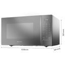 Ver imagem 3 de Micro-ondas Brastemp 32L Cor Cinza Espelhado com Menu Gourmet - Bms46Ar 220V