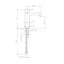 Ver imagem 2 de Torneira Misturador Monocomando Banheiro Linea Dax Cascata Paini Italia