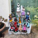 Ver imagem 1 de Altar Congá com 12 Orixás de 10 Cm Umbanda Branco e Prata