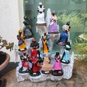 Ver imagem 3 de Altar Congá com 12 Orixás de 10 Cm Umbanda Branco e Prata
