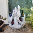 Ver imagem 6 de Altar Congá com 12 Orixás de 10 Cm Umbanda Branco e Prata