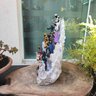 Altar Congá com 12 Orixás de 10 Cm Umbanda Branco e Prata - 7