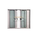Ver imagem 1 de Veneziana 6 Folhas com Grade Branco 120x120 Linha 18 Esmeralda
