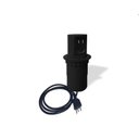 Ver imagem 1 de Mini Totem Manual Pop, 1 Tomada Nbr 10a + 2 Usb - Preto