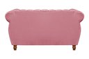 Ver imagem 3 de Namoradeira Decorativa Chesterfield Sofá Realeza Vintage - Suede Rosê