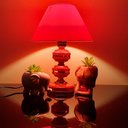 Ver imagem 5 de Abajur Moderno Decoração Quarto Sala Luminária Pithy Red Vermelho