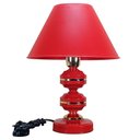 Ver imagem 1 de Abajur Moderno Decoração Quarto Sala Luminária Pithy Red Vermelho